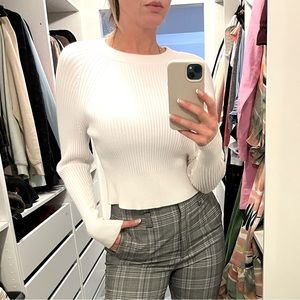 White sweater size M